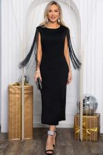 Платье вечернее Констанция (черное) П14616-5М LT Collection