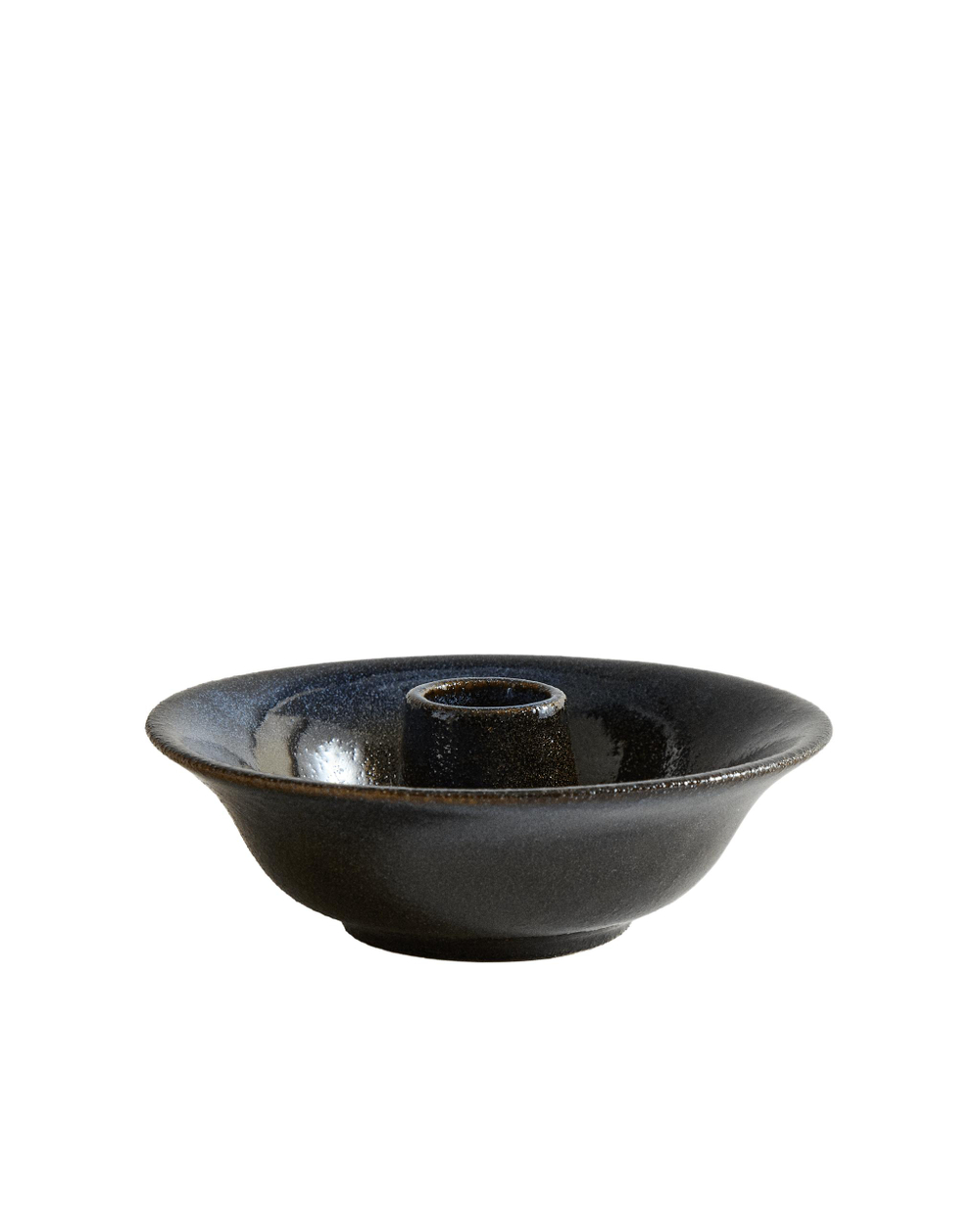 Zara Home Подсвечник из керамики, цвет синий, 13.5 см
