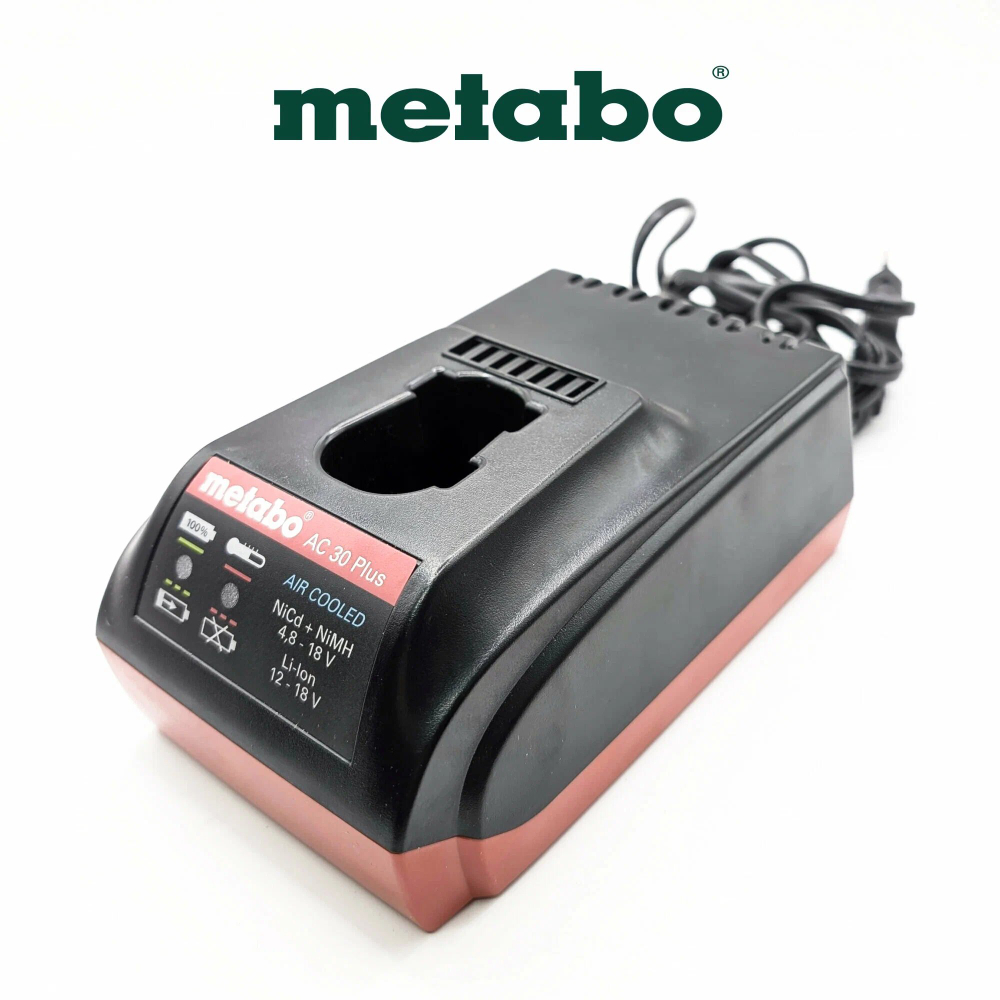 Зарядное устройство для аккумуляторов AC 30 Plus Metabo (627275000) ОРИГИНАЛ
