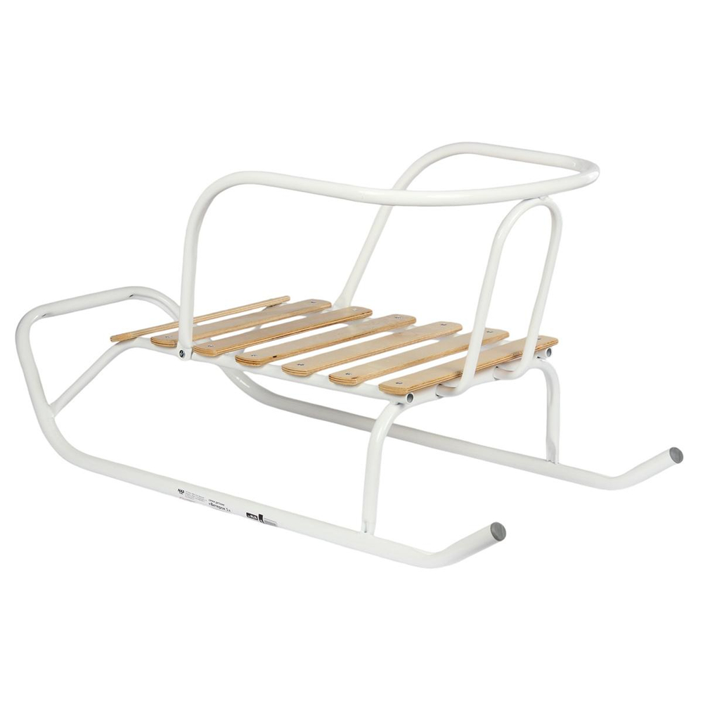 Санки "Ветерок №1" (без ручки), цвет белый