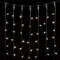 Светодиодный занавес 1*6 м., 600 теплых белых LED ламп, черный провод ПВХ, LTC (PCL601-11-2WW)