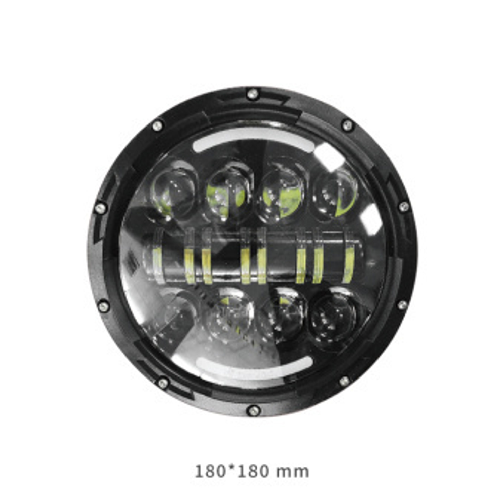 Фара LED 12-24V  7дюймов 2121Нива (Дальний+Ближ+ДХО) 33W пара G0054