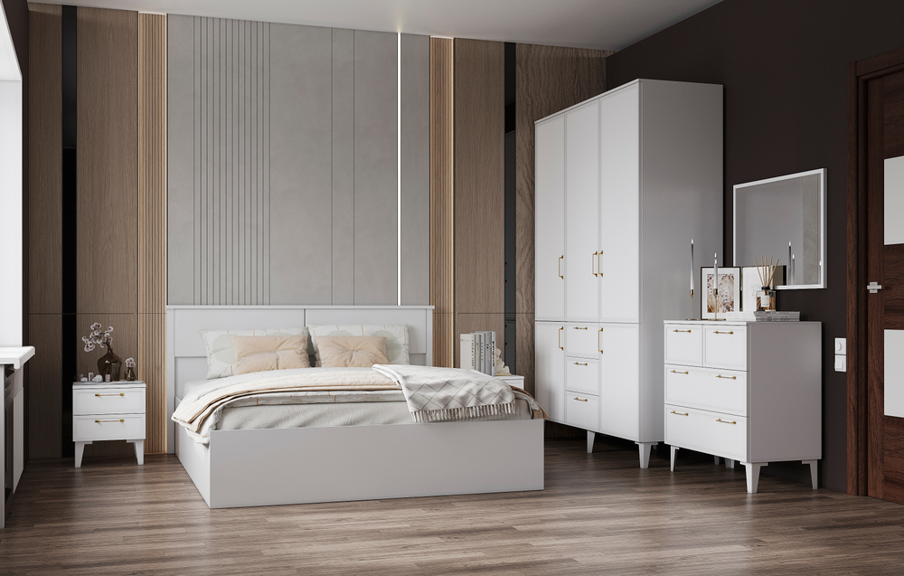 Спальня Толедо Корпус кровати ТКР-1 (1,6)