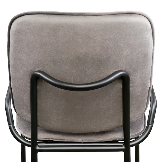 Стул Ror, Double Frame, серый велюр
