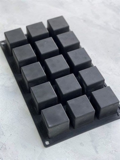 Силиконовая форма «Квадраты 40х40» SA2083, Silico, Россия