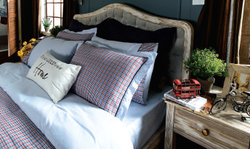 Комплект постельного белья Richmond Blue-Red Check от Casual Avenue Турция