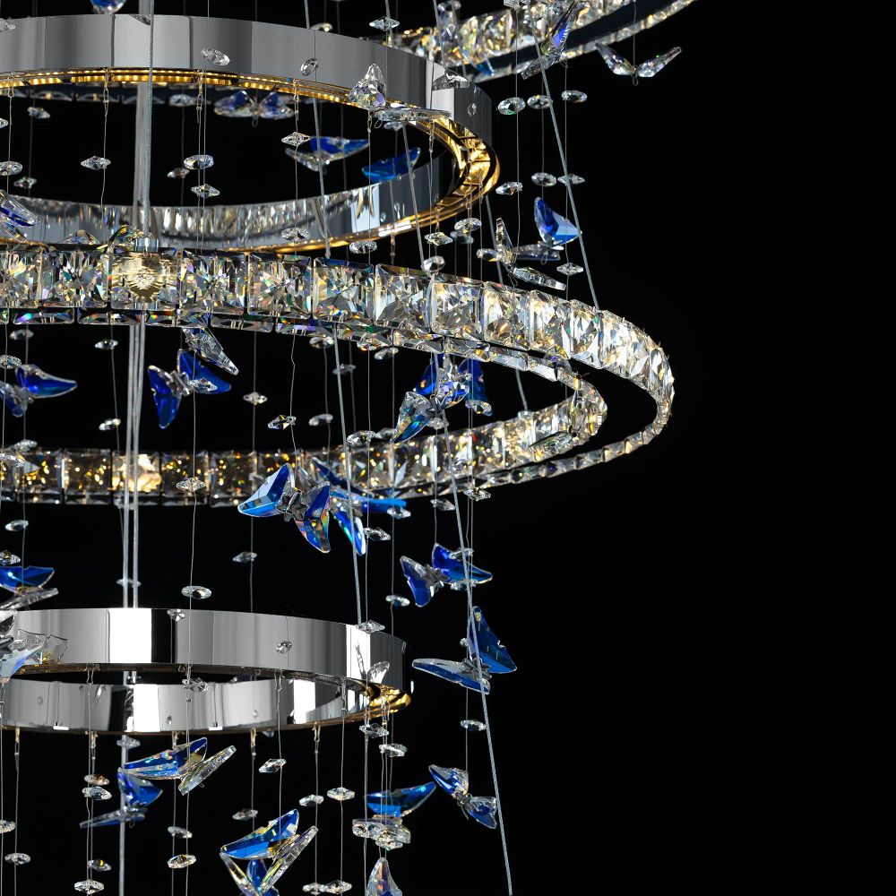 Citilux ETERA CL322090 LED Люстра хрустальная с пультом