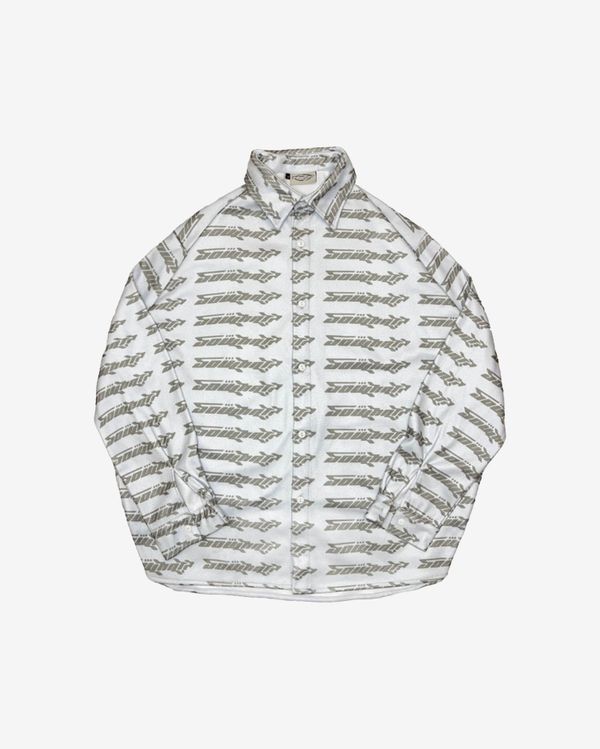 Рубашка Logo Флисовая Белая - фото 1