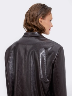 Жакет оверсайз из экокожи OLA OLA