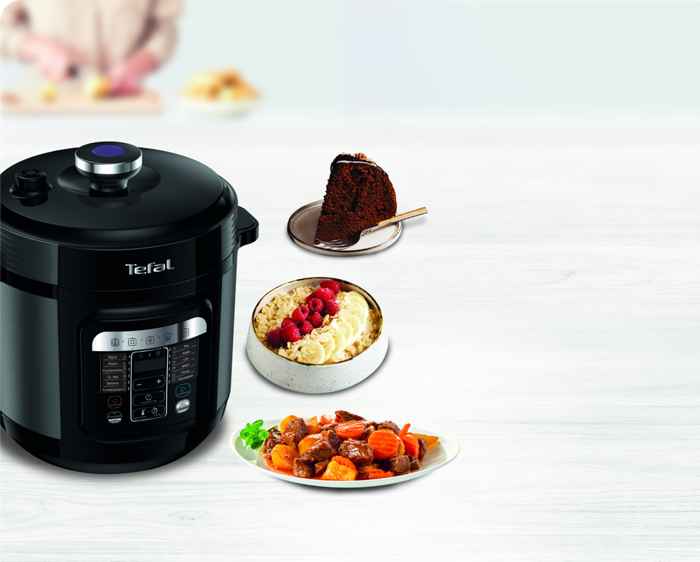 Мультиварка-скороварка Tefal Home Chef Smart Multicooker CY601832