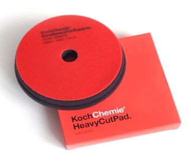 KOCH 999578 Heavy Cut Pad Твердый полировальный круг красный 126х23мм.