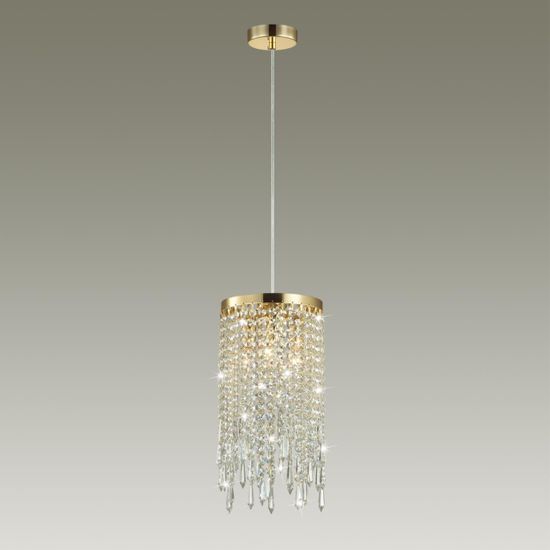 5028/3 MODERN ODL23 643 золотой/прозрачный металл/хрусталь Подвес E14 3*40W CHOKKA