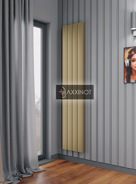Axxinot Barkas V 1000 - вертикальный алюминиевый радиатор высотой 1030 мм