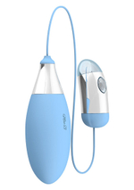 Голубой вибростимулятор Soft Touch Stimulator - 10 см. (Цвет: голубой)