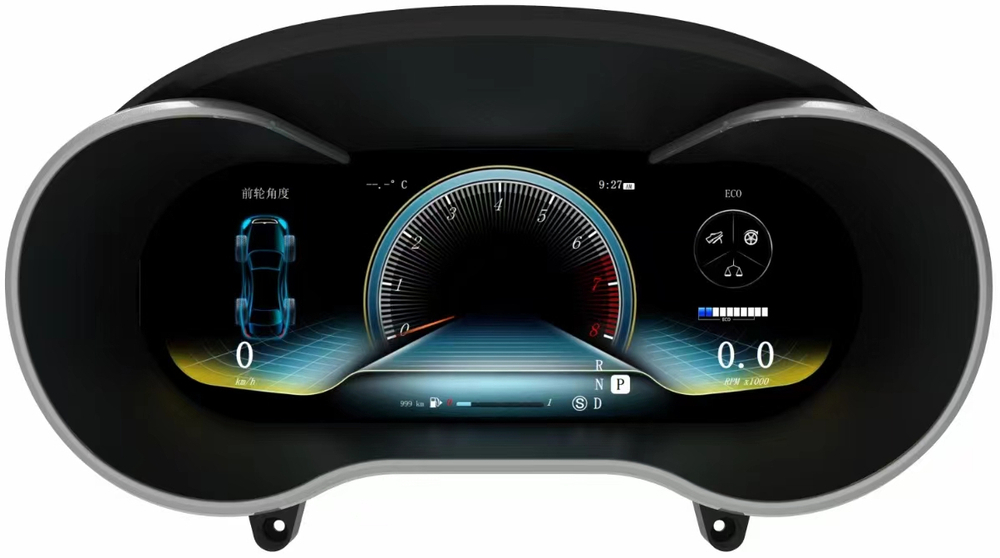 Электронная панель приборов Mercedes-Benz GLC 2014-2018 - Radiola 1301GLС с LCD / ЖК 12.3" экраном QLED