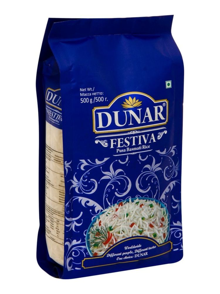 Рис Dunar Басмати Festiva шлифованный 500 г 2 шт