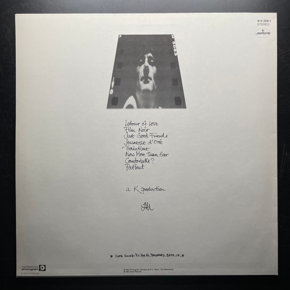 Peter Hammill ‎– Patience (Голландия 1983г.)