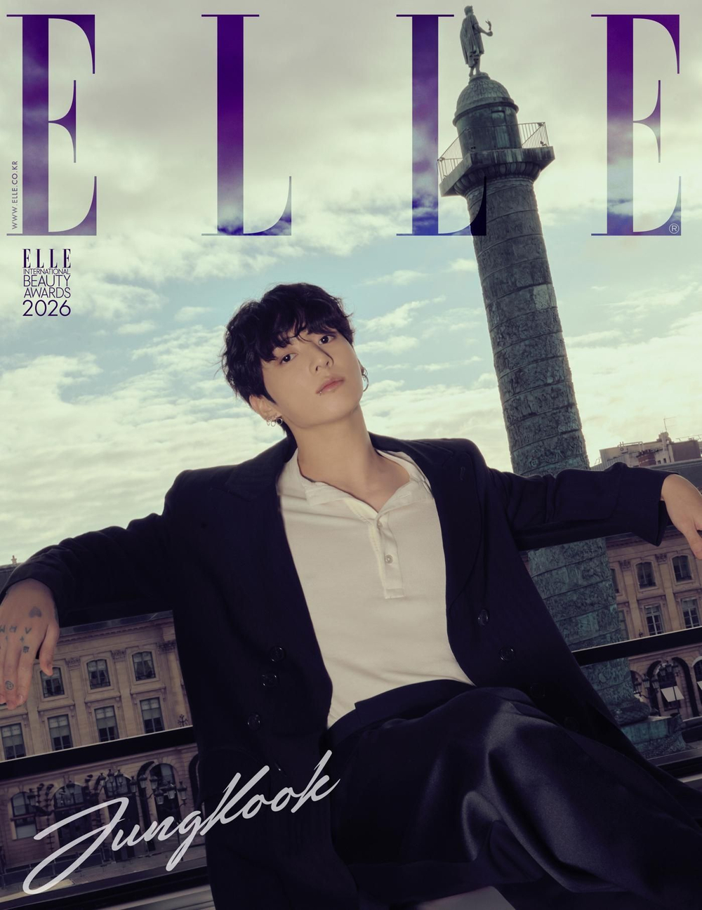 (ПРЕДЗАКАЗ) публикация ELLE - 2026.01 JUNG KOOK J (A I) Type
