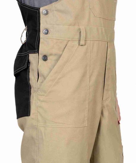 Полукомбинезон "Сириус-Вест-Ворк" (бежевый/черный)