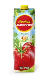 СОК НЕКТАР СОЛНЕЧНЫЙ ТОМАТ 0.95Л