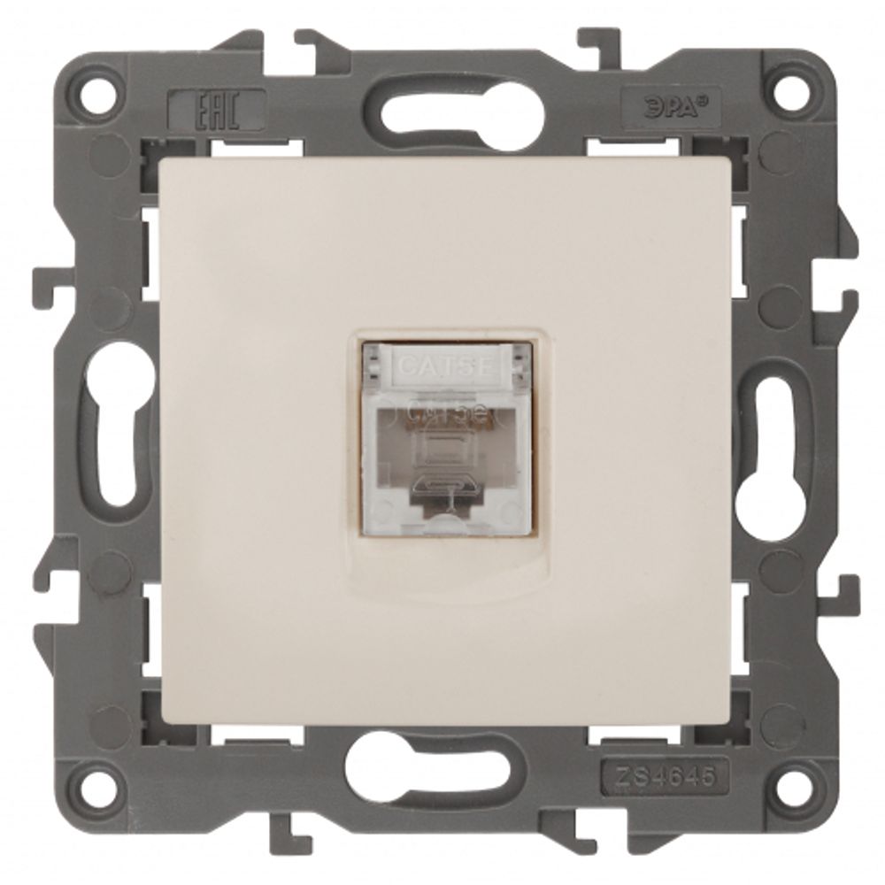 14-3107-02 ЭРА Розетка RJ45, IP20, сл.кость