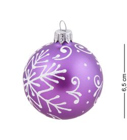 Элита НФШ-1630/5 Ел.украшение Шар «Белая снежинка» 60 мм