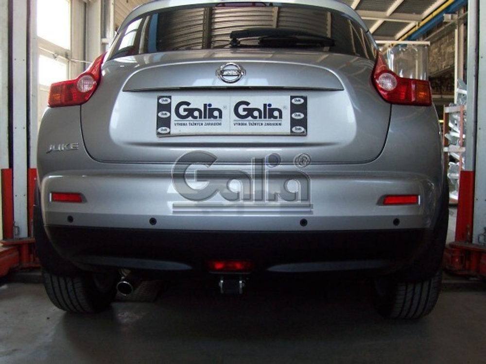 Фаркоп оцинкованный Galia N053C для Nissan Juke 2011- 2WD(паспорт и сертификат в комплекте)(без электрики)