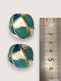 Серьги пусеты объемные