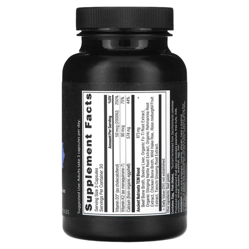 Ancient Nutrition, Кальций, 90 капсул