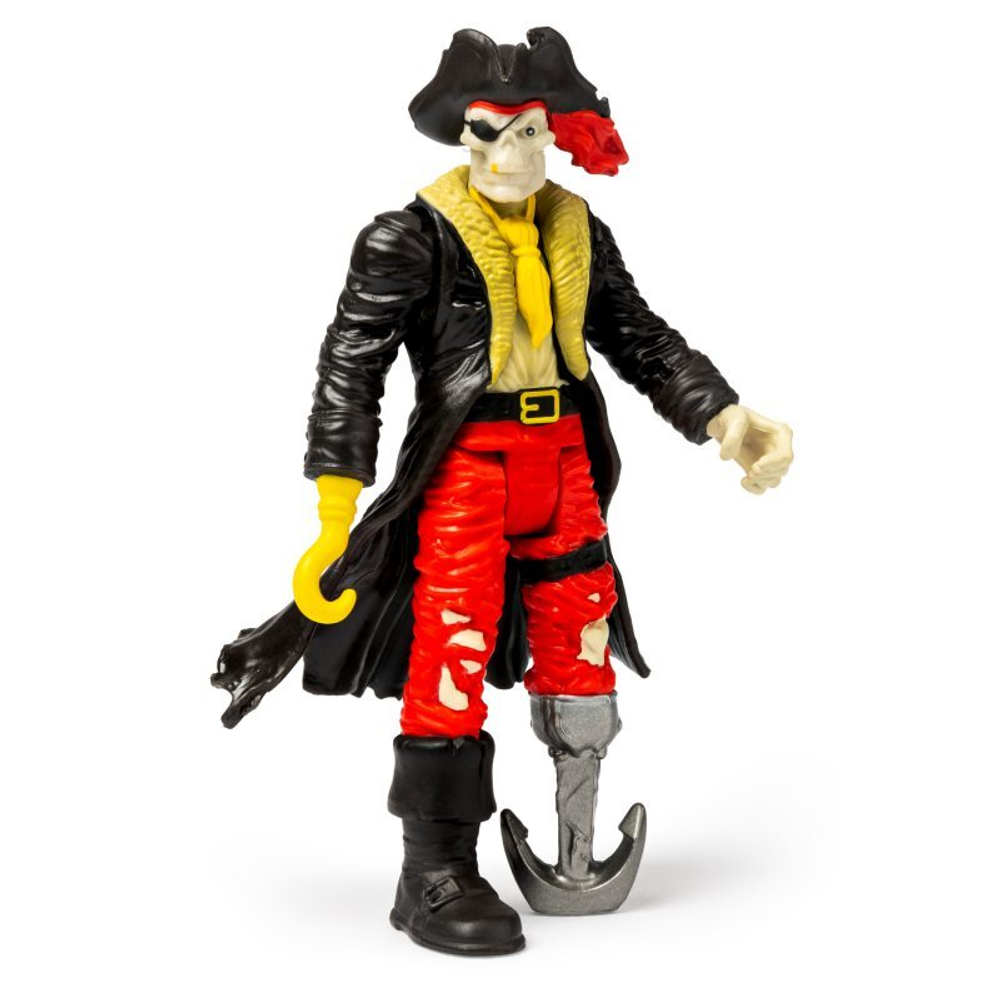 Master Monster Jam Creatures - Super Sneaker Pirate&#39;s Curse в масштабе 1:64 + фигурка капитана Блэка 20121074