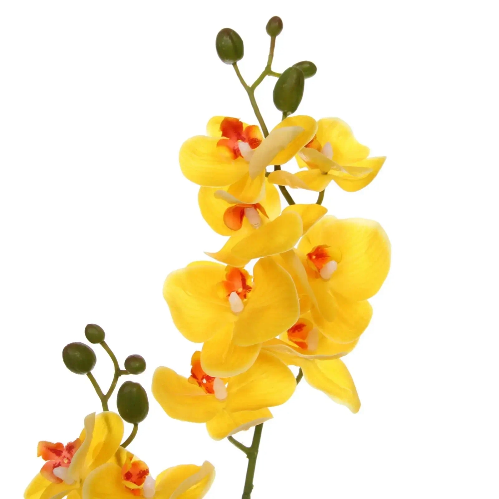 Цветок искусственный «Natur» 55см Орхидея желтая