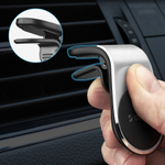 Автомобильный держатель Deppa Mage Bend, магнитный, на приборную панель, Silver (Серебристый)