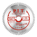 Диск пильный по дереву P.I.T.  235x30x2,2 мм 64Т (ACTW04-235T64)
