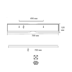 7721/120L AVRA LED SN 597 Светильник металл/пластик/белый/черный/дерево LED 120Вт 3000-6000K D700 IP20 пульт ДУ CORAGGIO