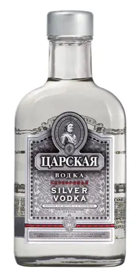 Водка Царская Серебряная 0,25 40% Россия