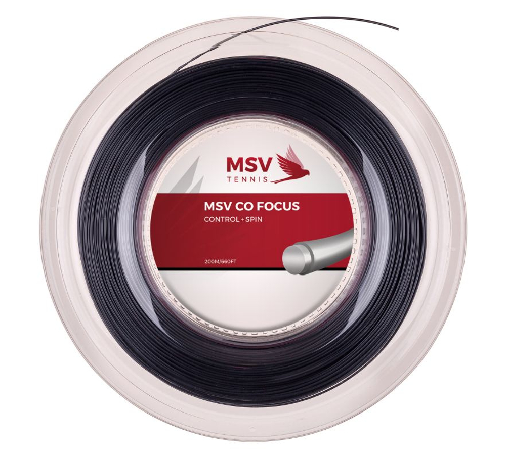 Теннисные струны MSV Co. Focus (200 m) - black