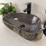 Раковина из речного камня RS-64994 54*34*15 0862
