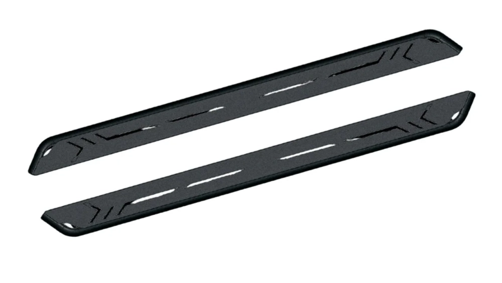 Боковые пороги в разных стилях для Tesla Cybertruck 2023+ Тесла Кибертрак стальные подножки обвес