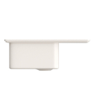 Мойка ML-GMS03 СТАНДАРТ с крылом, белый (331), 605*495*190мм