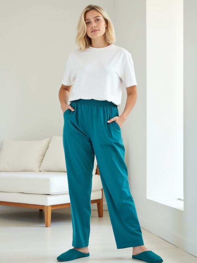 Брюки домашние Изумруд