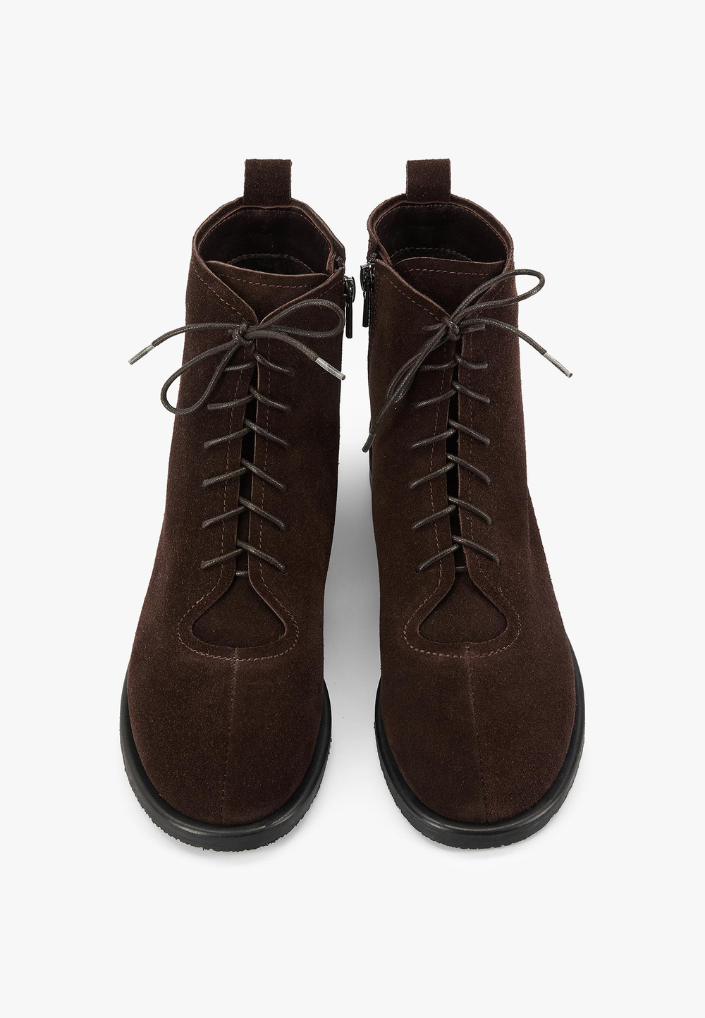 Ботинки // Ellie // Chocolate // Suede