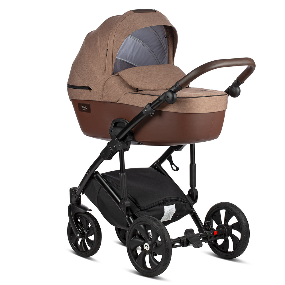 Коляска Tutis Viva Life 3 в 1 New 2019 DEEP TAUPE №078 (Бежевый)