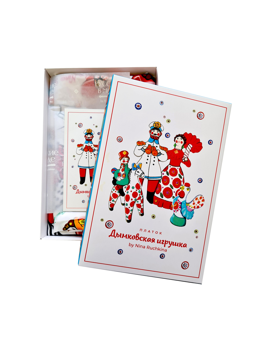 Упаковка крышка-дно «Дымковская игрушка»