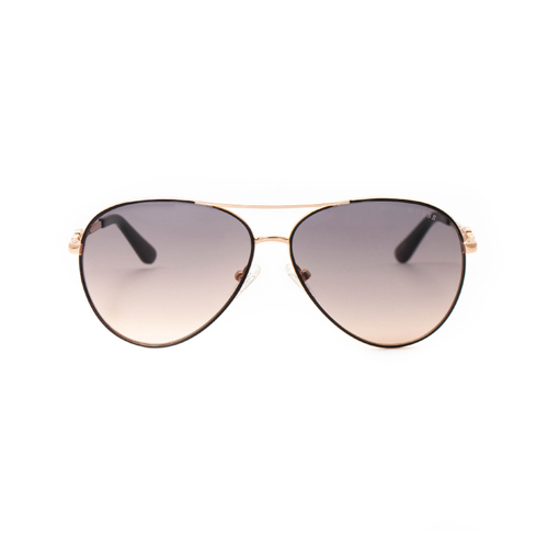 Солнцезащитные очки GUESS 7885-H 05B авиатор черные с золотом