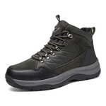YIJIABAO Work Boots Men"s Army Green