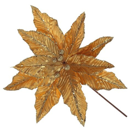 GAEM Цветок искусственный "Пуансеттия", L34 W34 H31 см