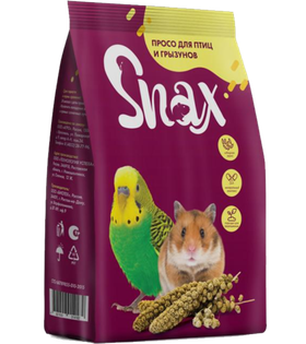 Snax Просо для птиц и грызунов 500гр.