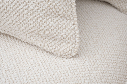 Кресло 105x100x90см Garda Decor Roberto букле кремовое в современном стиле