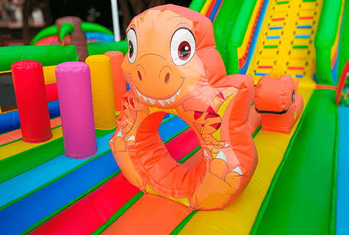 Коммерческий надувной батут «Дракончики», 16x11x8.5