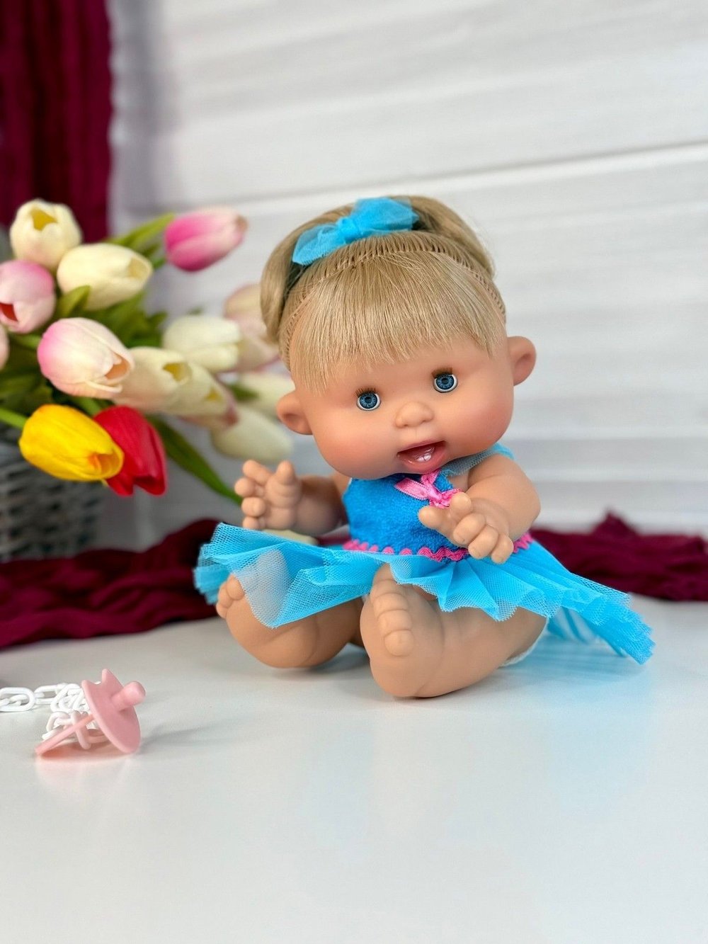 Пупс Nines 26см PEPOTE с закрывающими глазками (N804A1)
